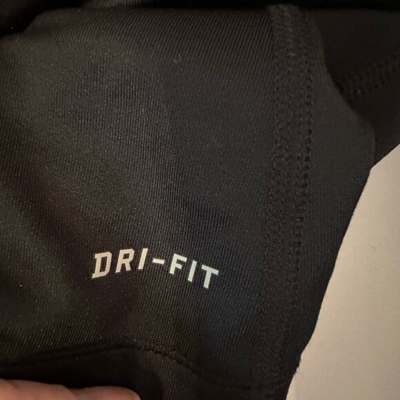 Nike Pro 1/2 Hyperwarm Camiseta Nordic Pullover Dri Fit Black Thumb Holes - Picture 5 of 5